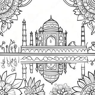 Pagina Para Colorear De India 10697-8770