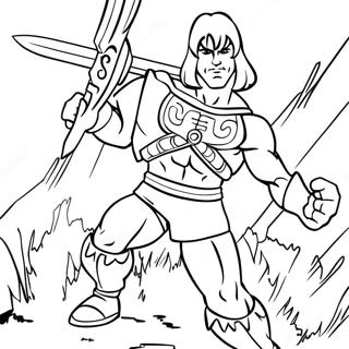 He Man Páginas Para Colorear