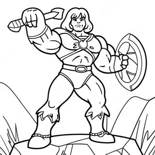 Pagina Para Colorear De He Man 10717-8786