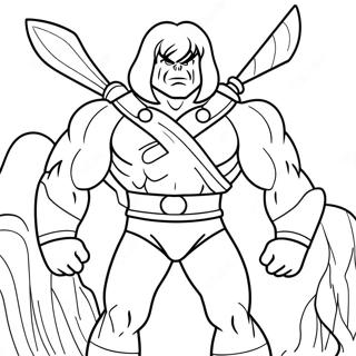 Pagina Para Colorear De He Man 10717-8787