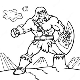 Pagina Para Colorear De He Man En Batalla Epica 10718-8790