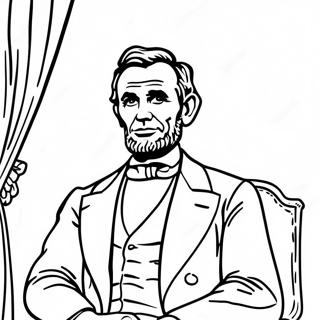 Pagina Para Colorear De Abraham Lincoln 10757-8819