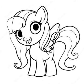 Pagina Para Colorear De Fluttershy 10857-8899