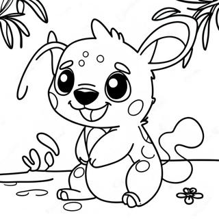 Pagina Para Colorear De Ohana Stitch 10897-8931