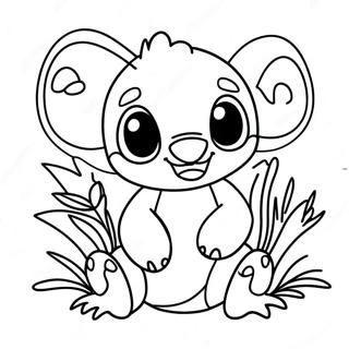 Pagina Para Colorear De Ohana Stitch Lindo 10898-8934