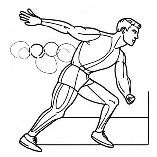 Pagina Para Colorear De Atletas Olimpicos En Accion 11068-9072