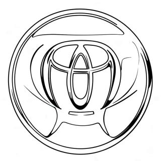 Pagina Para Colorear Del Logo De Toyota 11117-9114