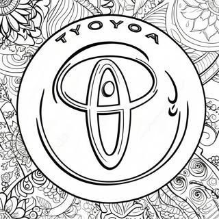 Pagina Para Colorear Del Logo De Toyota 11117-9115