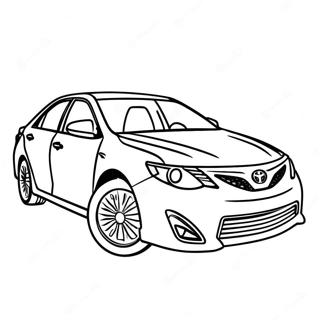 Pagina Para Colorear Del Toyota Camry Sedan 11118-9119