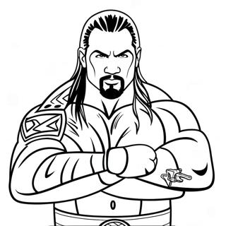 Pagina Para Colorear De Wwe 1111-888