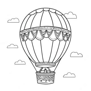 Pagina Para Colorear De Un Globo Aerostatico 11147-9138