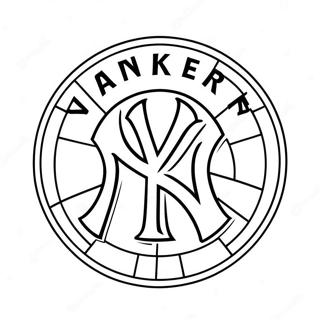 Pagina Para Colorear Del Logo De Los Yankees 11167-9156