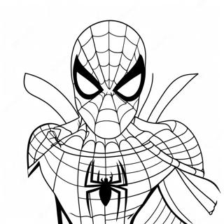 Pagina Para Colorear De Spiderman En Halloween 11177-9164