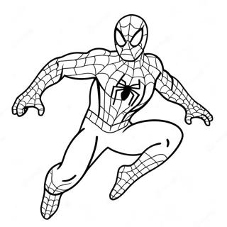 Pagina Para Colorear De Spiderman En Un Disfraz Espeluznante 11178-9165