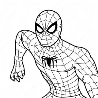 Pagina Para Colorear De Spiderman En Un Disfraz Espeluznante 11178-9167