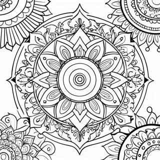 Pagina Para Colorear De Mandala De Meditacion 11237-9211