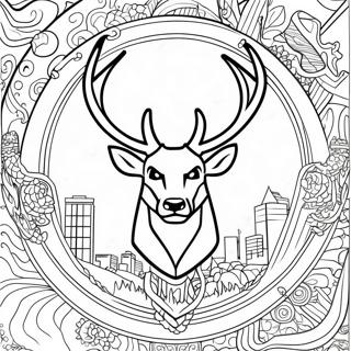 Milwaukee Bucks Páginas Para Colorear