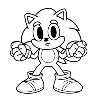 Pagina Para Colorear De Sonic En Halloween 11407-9346