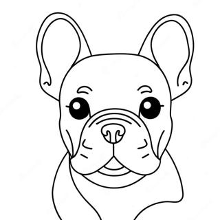 Frenchie Páginas Para Colorear