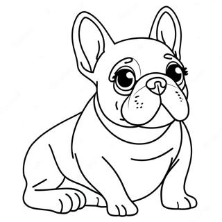 Pagina Para Colorear De Perro Frenchie 11497-9420