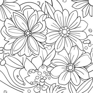 Pagina Para Colorear De Hermosas Flores Para El Dia De La Madre 11508-9432