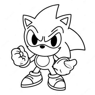 Pagina Para Colorear De Sonic Plateado 11577-9483