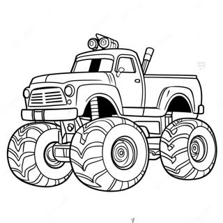 Pagina Para Colorear De Spiderman En Un Camion Monstruo 11627-9524