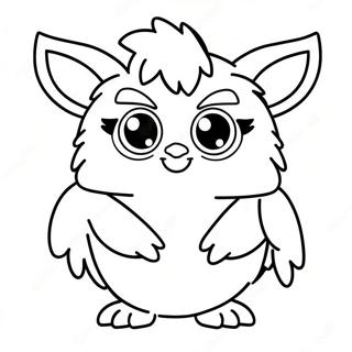 Pagina Para Colorear De Furby 11637-9530