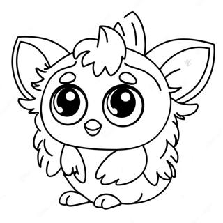 Pagina Para Colorear De Furby 11637-9531