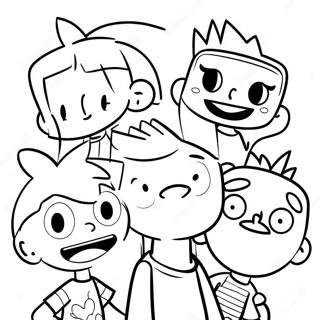 Pagina Para Colorear De Hey Arnold Con Amigos 11668-9559