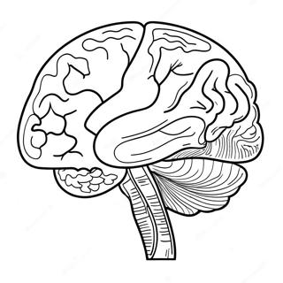 Pagina Para Colorear De Anatomia Del Cerebro Colorido 11718-9597