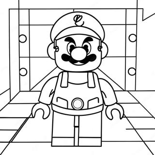 Lego Mario Páginas Para Colorear