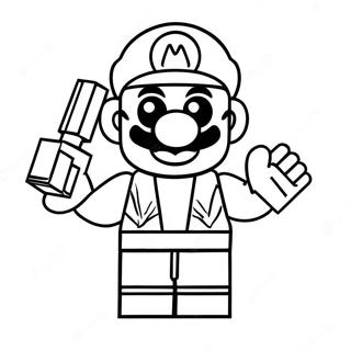 Pagina Para Colorear De Lego Mario 11747-9620