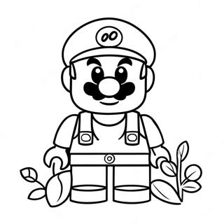 Pagina Para Colorear De Lego Mario 11747-9641