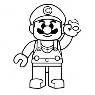 Pagina Para Colorear De Lego Mario 11747-9643