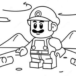 Pagina Para Colorear De Aventura De Lego Mario 11748-9621