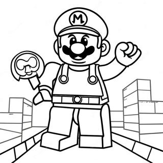 Pagina Para Colorear De Aventura De Lego Mario 11748-9623