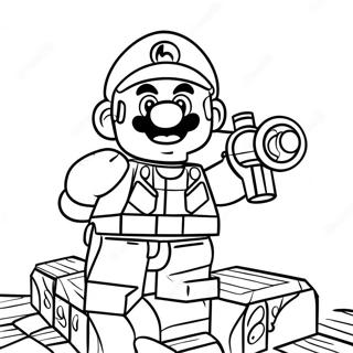 Pagina Para Colorear De Aventura De Lego Mario 11748-9645