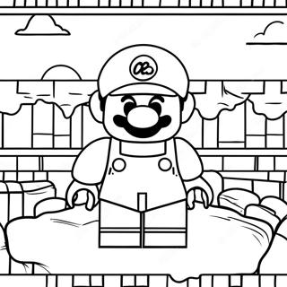 Pagina Para Colorear De Aventura De Lego Mario 11748-9646