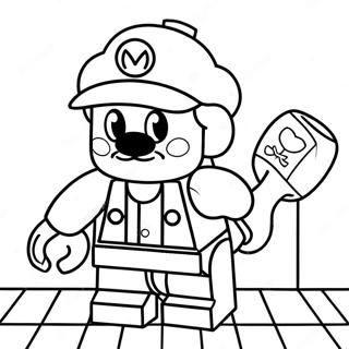 Pagina Para Colorear De Aventura De Lego Mario 11748-9648