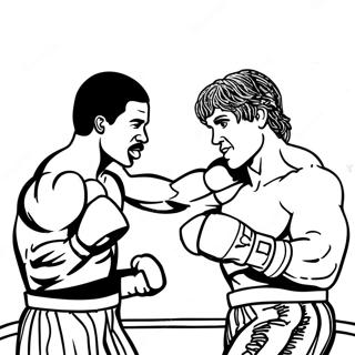 Pagina Para Colorear De Rocky Vs Apollo Creed 11768-9661