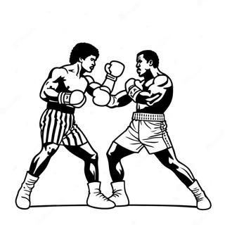 Pagina Para Colorear De Rocky Vs Apollo Creed 11768-9662