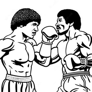 Pagina Para Colorear De Rocky Vs Apollo Creed 11768-9663