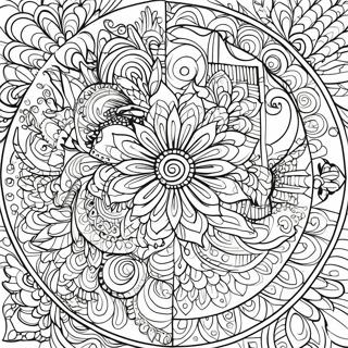 Pagina Para Colorear De Mandalas Satisfactorios 11807-9682