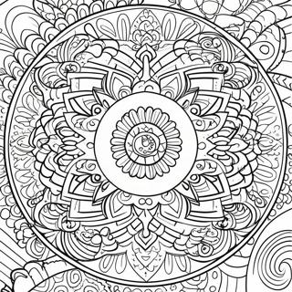 Pagina Para Colorear De Mandalas Satisfactorios 11807-9684