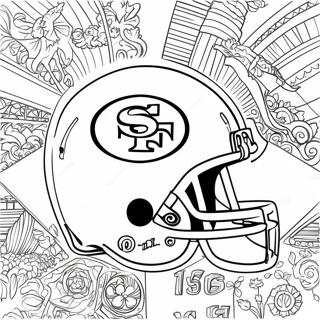 Pagina Para Colorear Del Logo De Los San Francisco 49ers 11867-9714