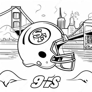 Pagina Para Colorear Del Logo De Los San Francisco 49ers 11867-9715