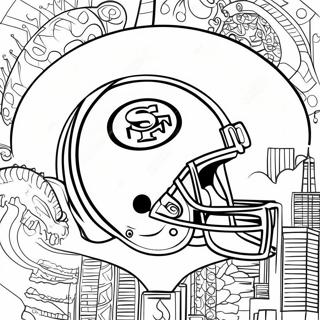 Pagina Para Colorear Del Logo De Los San Francisco 49ers 11867-9716