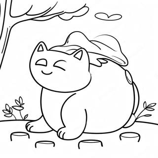 Pagina Para Colorear De Snorlax Durmiendo 11907-9746