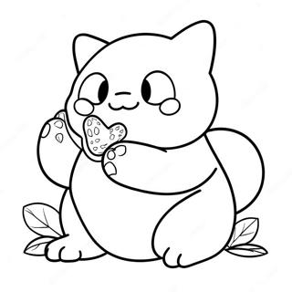 Pagina Para Colorear De Snorlax Comiendo Bayas 11908-9752